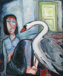  Swan, 2011, oil on canvas, 120 x 100 cm